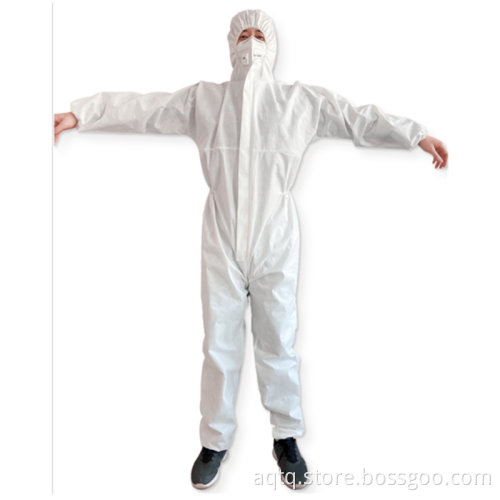 Disposable Full Body Protective Chemical Isolation Suit